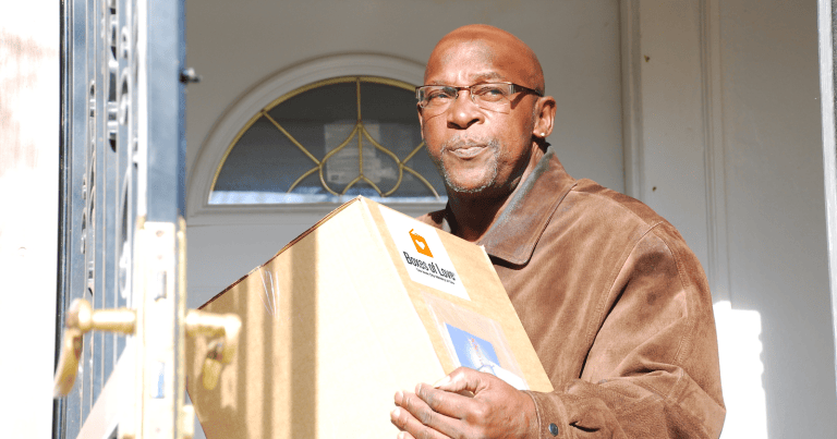 Delivering a Box of Love